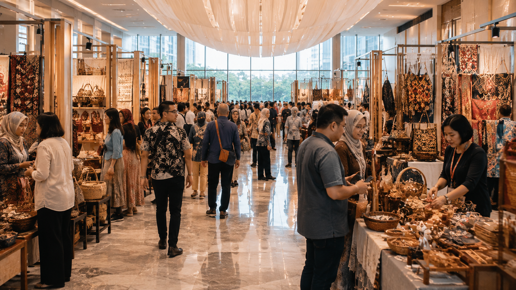 Suasana pameran kerajinan MICF 2026 Kuala Lumpur