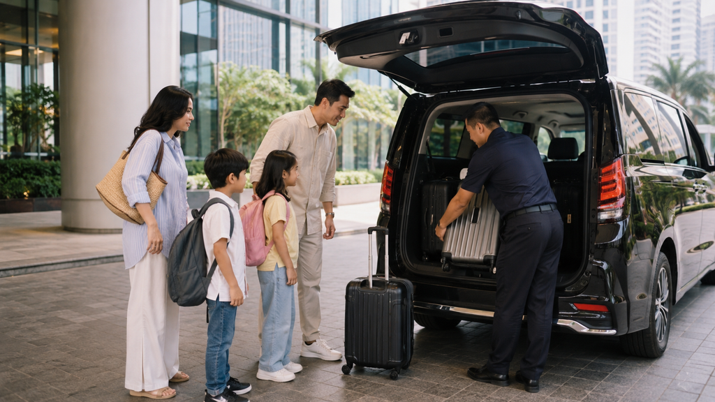 Private transfer keluarga dari Singapore ke Johor Bahru