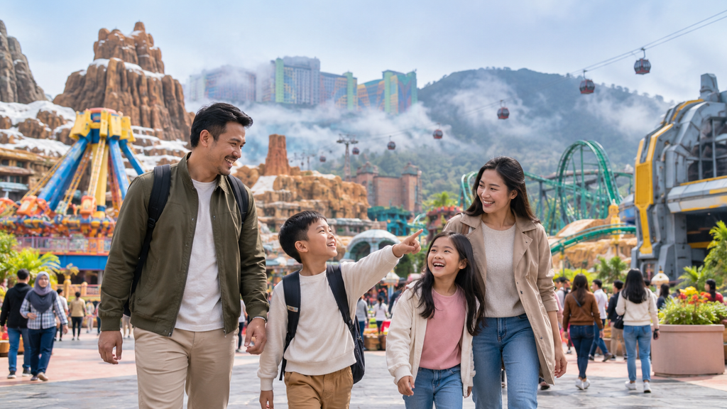 Liburan 3 hari 2 malam bersama anak di Genting Highlands