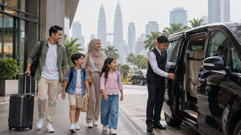 Transportasi keluarga untuk itinerary indoor Kuala Lumpur