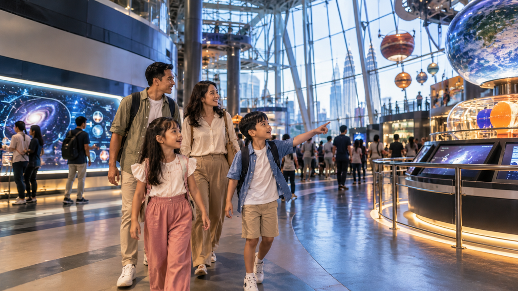 Pilihan tempat wisata indoor Kuala Lumpur untuk keluarga