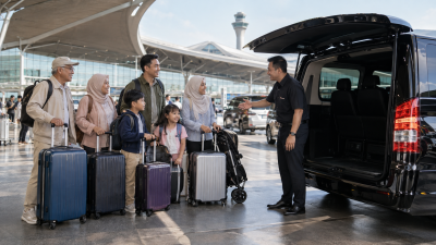 Keluarga Indonesia menggunakan airport transfer KLIA untuk rombongan