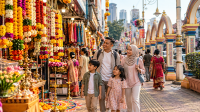 Keluarga Indonesia menikmati Deepavali 2026 di Malaysia